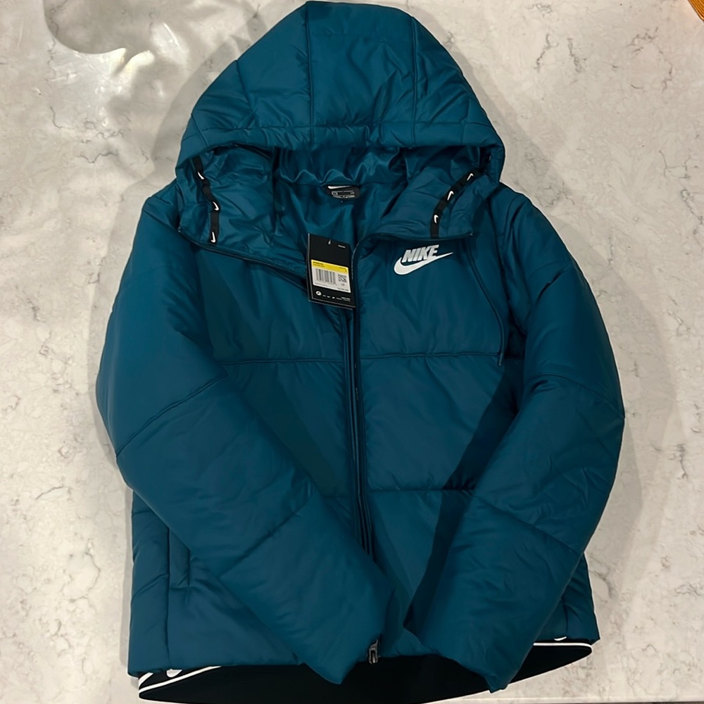 Teal Nike Women's Puffer Jacket